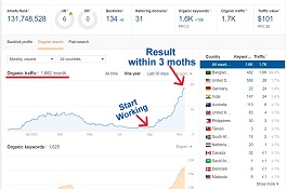 SOME PROVEN WHITE HAT SEO RESULTS & PERFORMANCES